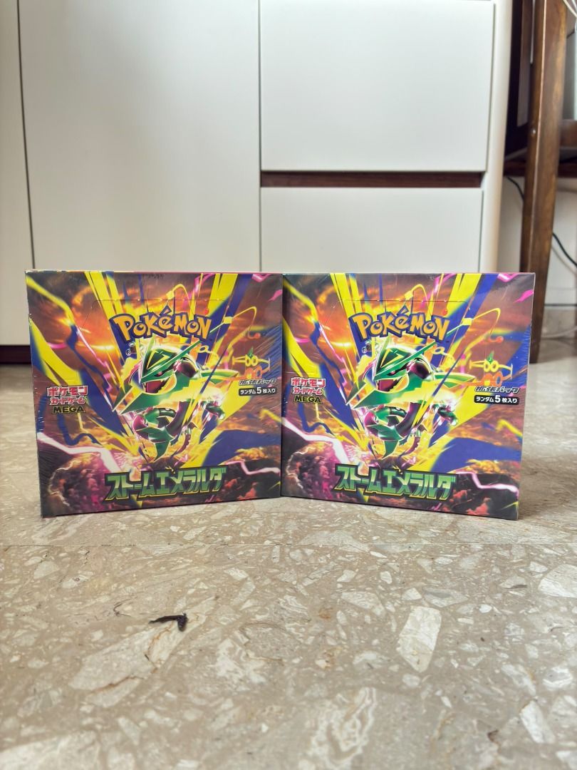 Pokémon TCG Storm Emerald Booster Box ⚡ Japanese | Brand New & Sealed ...