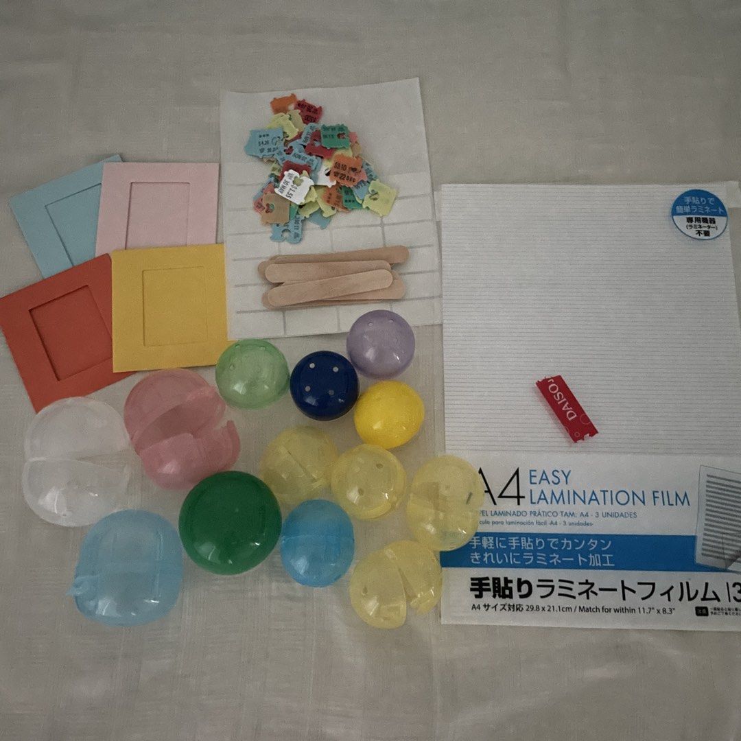 polaroid sleeve folder coloured | bread tabs | ice cream sticks ...