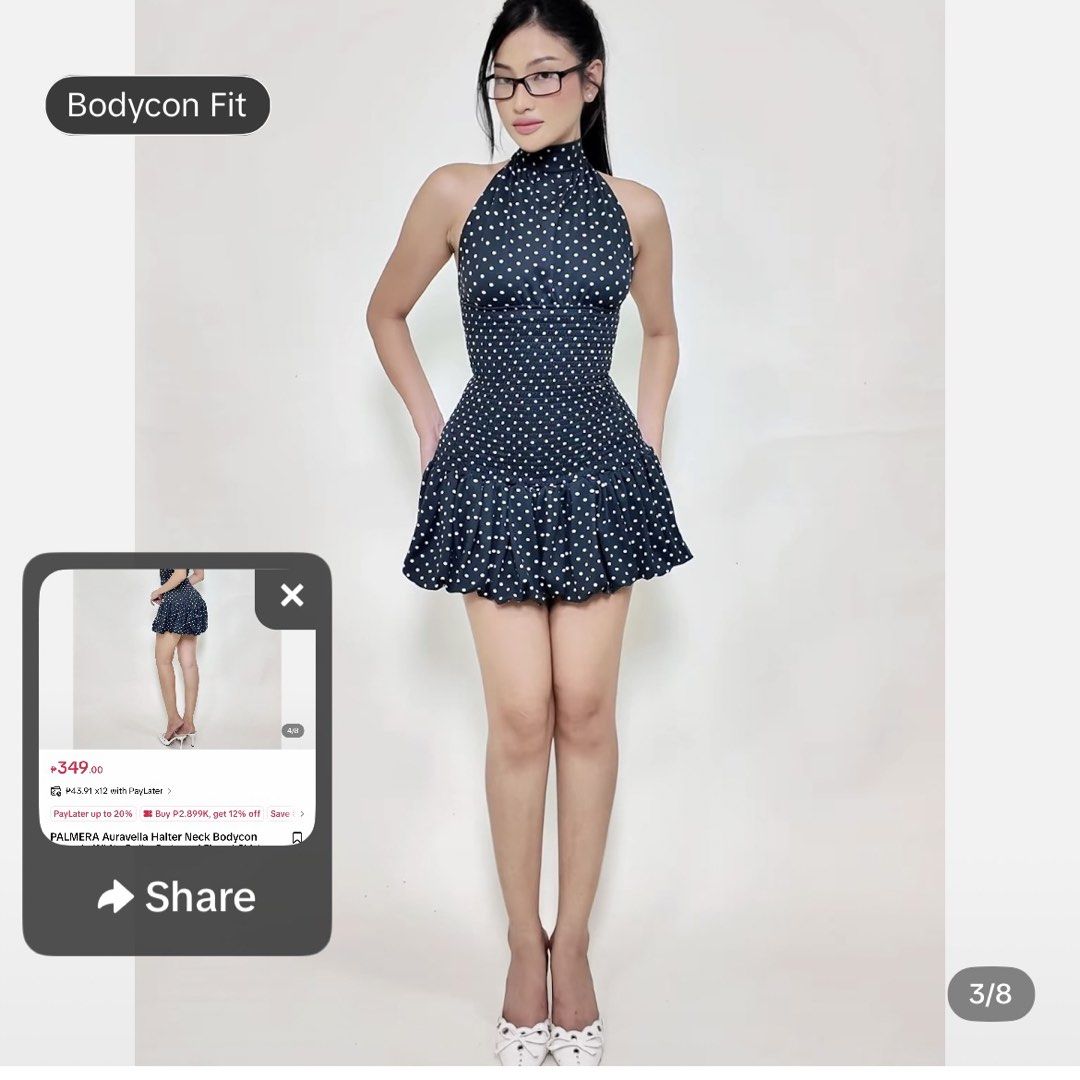 Polka dot dress (Category: Dresses) located in Muntinlupa City. Submitted by alex218sells (Listing ID 1470376429, Image 2). Description: .