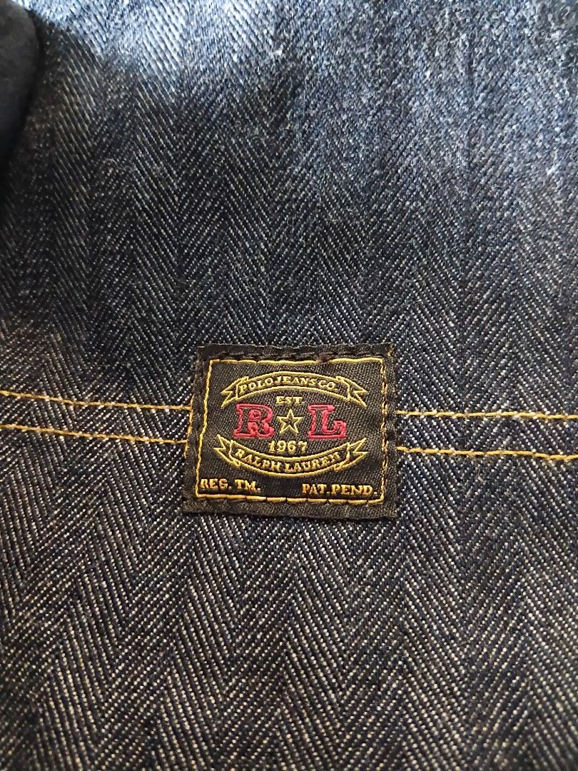 Polo Jeans Company RL | Rough Carpenter (Category: Jeans) located in Quezon City. Submitted by 740_select (Listing ID 1470437553, Image 3). Description: Mens 32 WM: 17.3 Inches RAW DENIM VTG NWT ULTRA RARE VERY HARD TO FIND.
