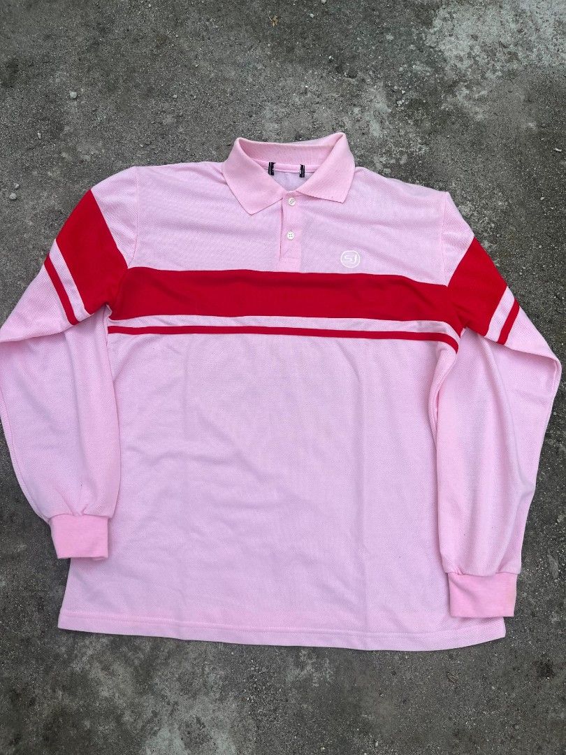 POLO LONG SLEEVE SOFT PINK (Category: Activewear) located in Floridablanca. Submitted by 7.loots (Listing ID 1470439228, Image 3). Description: LENGTH 27 WIDTH 22 NO ISSUES EXCELLENT CONDITION NEGOTIABLE GCASH PAYMENT PLUS SHIPPING FEE.