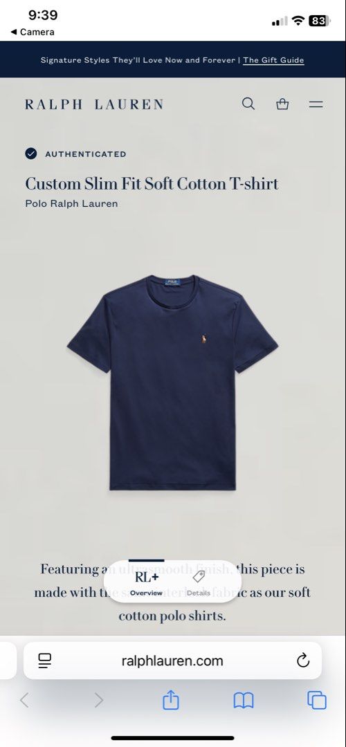 Polo Ralph Lauren custom slim fit (Category: Formal Shirts) located in Cebu City. Submitted by thriftsh1t.ph (Listing ID 1470502872, Image 1). Description: W20 L27.