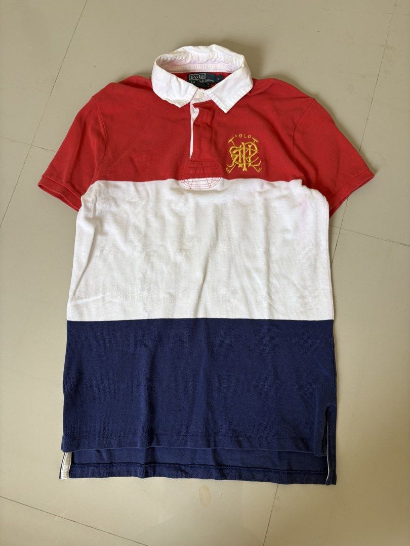 Polo Ralph Lauren Multicolor Polos (Category: Tshirts & Polo Shirts ) located in General Santos City (Dadiangas). Submitted by a.rt.eyes (Listing ID 1470403055, Image 1). Description: Polo Ralph Lauren Multicolor Polos Size medium on tag, fit to size large Dimension width 20 length 28 back 30 Excellent condition Color rate 9/10 Issue: washable stain, need wash only Original Located in General Santos City, Mindanao. Shipping fee applies for buyers