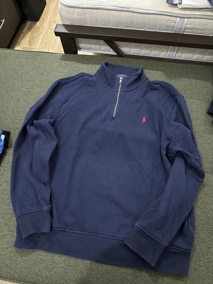 Polo Ralph Lauren Quarter Zip (Category: Coats, Jackets and Outerwear) located in San Fernando. Submitted by bacondeals (Listing ID 1470541495, Image 2). Description: Used POLO Ralph Lauren Quarter Zip Navy Blue Size XL 1000 only!.