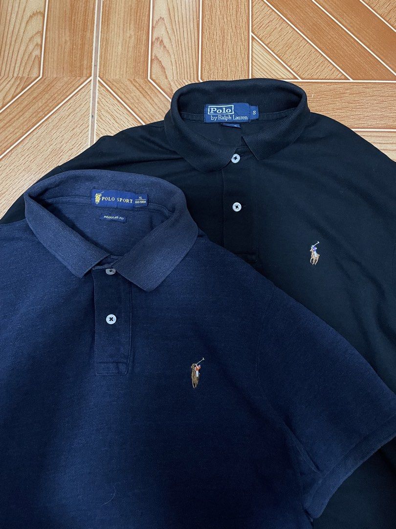 POLO SHIRT (Category: Tshirts & Polo Shirts ) located in Muntinlupa City. Submitted by clarencemirones (Listing ID 1470512614, Image 2). Description: POLO black S| 19 x 27 navy blue 21 x 27 ₱1300 for both only dm me!.