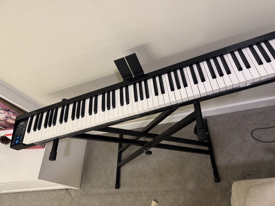 Portable Electric Digital Piano Keyboard with Stand, Hobbies ...