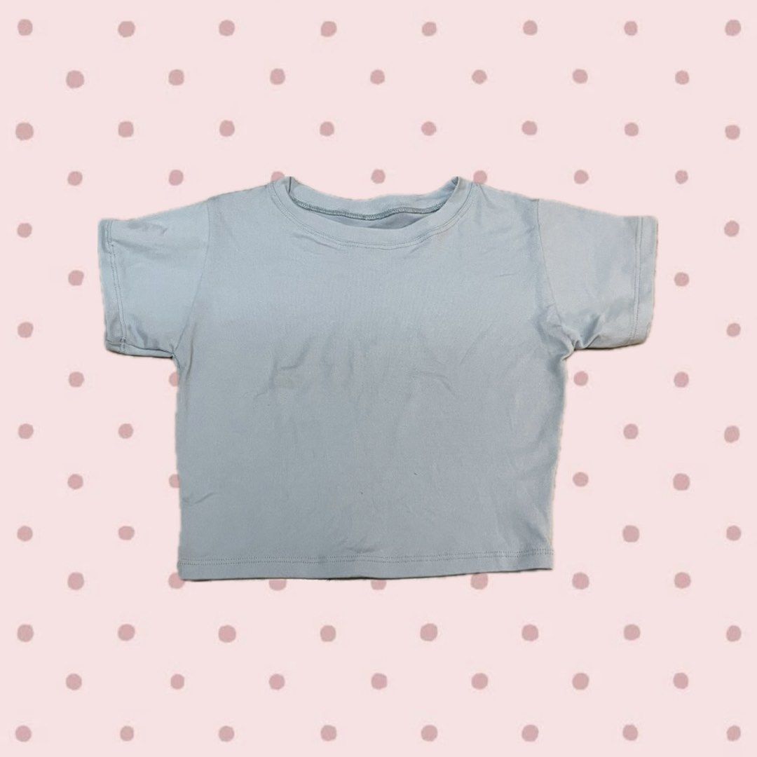 Powder Blue Baby Tee (Category: Shirts) located in Bacoor. Submitted by s4dee (Listing ID 1470530877, Image 1). Description: size: xs - s .