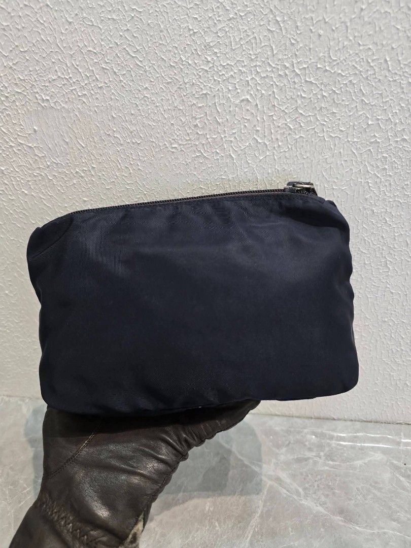 Prada Tesutto Beaded Nylon Pouch/Clutch Authentic💯💯 (Category: Purses & Pouches) located in Davao. Submitted by SecondhandItems97 (Listing ID 1470439427, Image 3). Description: Small size Includes generic dustbag.