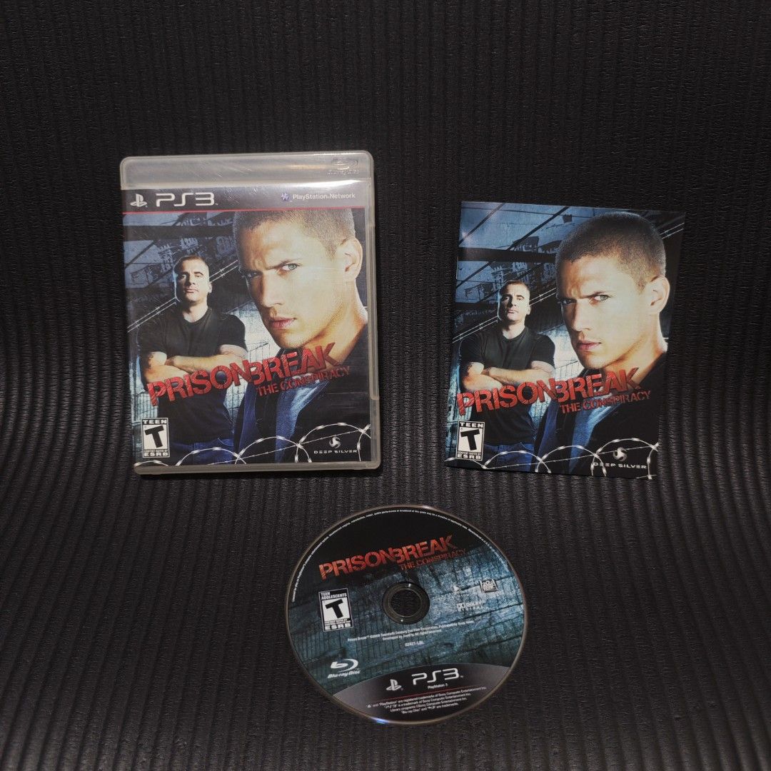 Prison Break The Conspiracy PS3 Game R1 Rare (Category: PlayStation) located in Quezon City. Submitted by shopme_gadget30 (Listing ID 1470518472, Image 1). Description: kindly read the details first for sale fixed price mint condition tested and working with Case and disc game (no scratches) with Manual compatible to ps3 console R1 Region qc area meet up: sm north shipping fee must shoulder by the buyer via lalamove or grab payment: bdo/gcash hap