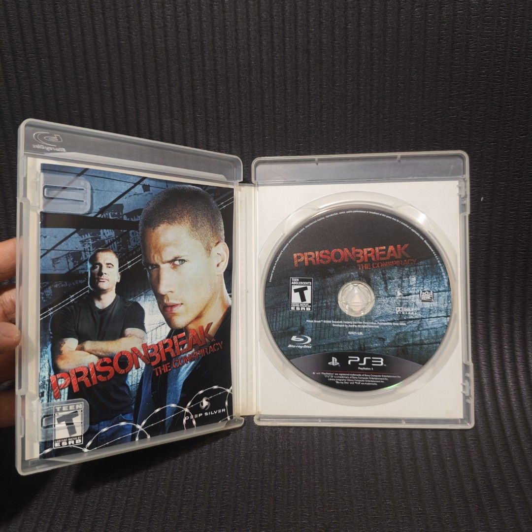 Prison Break The Conspiracy PS3 Game R1 Rare (Category: PlayStation) located in Quezon City. Submitted by shopme_gadget30 (Listing ID 1470518472, Image 2). Description: kindly read the details first for sale fixed price mint condition tested and working with Case and disc game (no scratches) with Manual compatible to ps3 console R1 Region qc area meet up: sm north shipping fee must shoulder by the buyer via lalamove or grab payment: bdo/gcash hap