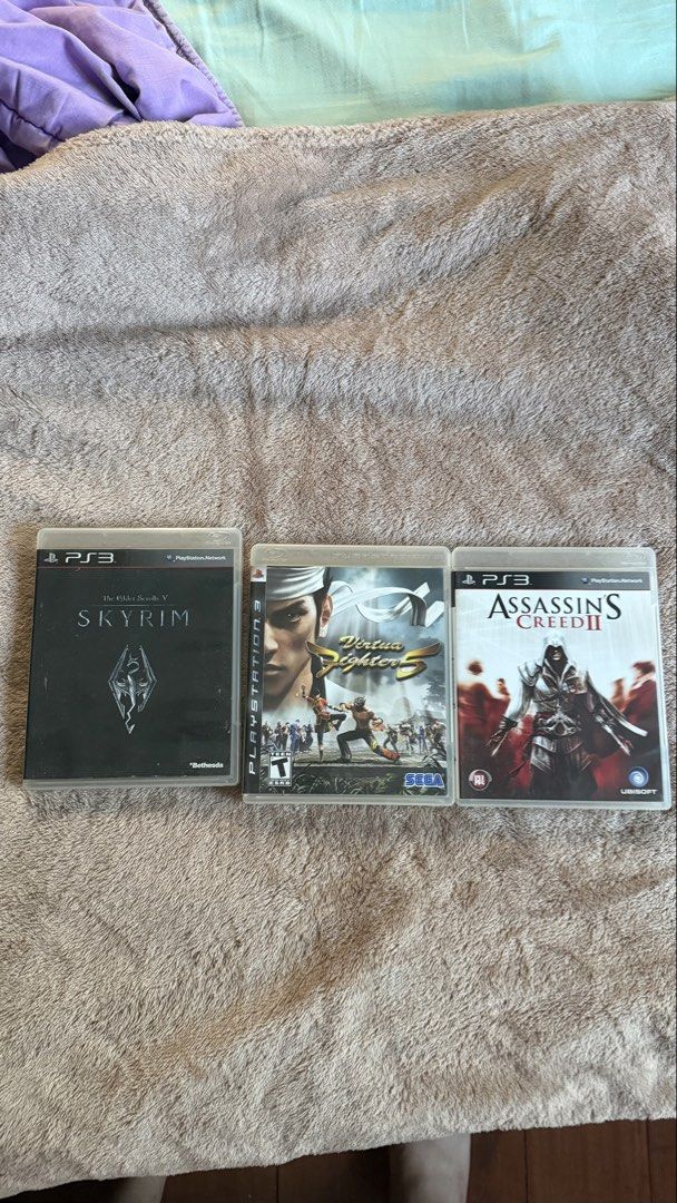 PS3 Games Bundle (Take All) (Category: PlayStation) located in Binan City. Submitted by i_xalvarez (Listing ID 1470349247, Image 1). Description: RFS: Sold my ps3 mop: bpi / maribank / gcash full payment required to confirm your order.
