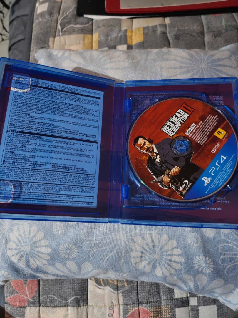 Ps4 Red Dead Redemption II (Category: PlayStation) located in Caloocan City. Submitted by charlsmark (Listing ID 1470433920, Image 3). Description: Selling my Red Dead Redemption 2 (RDR2) for PS4 🎮 Experience an amazing open-world adventure with a great storyline and exciting gameplay. Perfect for gamers who enjoy action, exploration, and adventure. 💰 Price: ₱9000 🎮 Platform: PS4 📀 Original game disc 📩 Message me for inquiries!.