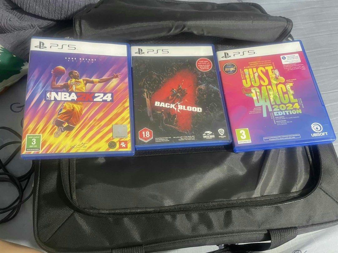PS5 Slim Disc Version 800gb (Category: Other Gadgets) located in Manila. Submitted by 4bhidden.thrift (Listing ID 1470376114, Image 1). Description: 🎮 FOR SALE: PS5 Slim Disc Version (800GB) 🎮 Selling my PS5 Slim Disc Version in good working condition! 💙🤍 ✅ PS5 Slim – 800GB ✅ Disc Version ✅ 2 Controllers included ✅ 3 Disc Games included: NBA 2K24 Kobe Bryant Edition Back 4 Blood Just Dance 2024 Edition ✅ PS5 Carrying Bag included ✅ No issues 