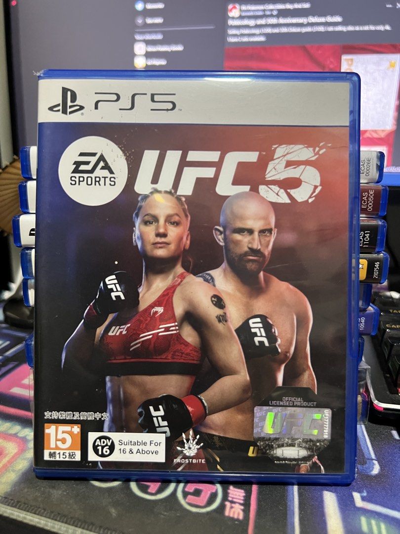 PS5 UFC 5 EA (Category: PlayStation) located in Paniqui. Submitted by jaxicool (Listing ID 1470453016, Image 1). Description: used. want other games can be traded to stellar or black myth wukong Location: Tarlac SM tarlac/ Waltermart Shipping: Buyer's expense.
