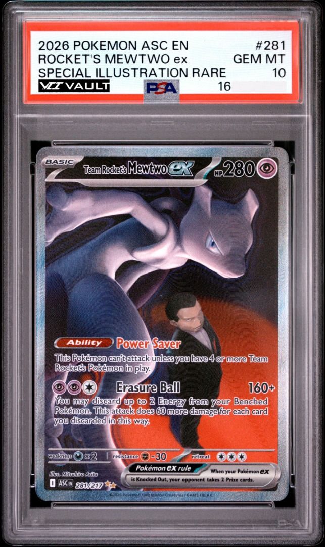 Rocket's Mewtwo ex #281/217 SIR, Toys & Collectibles, Trading Cards ...