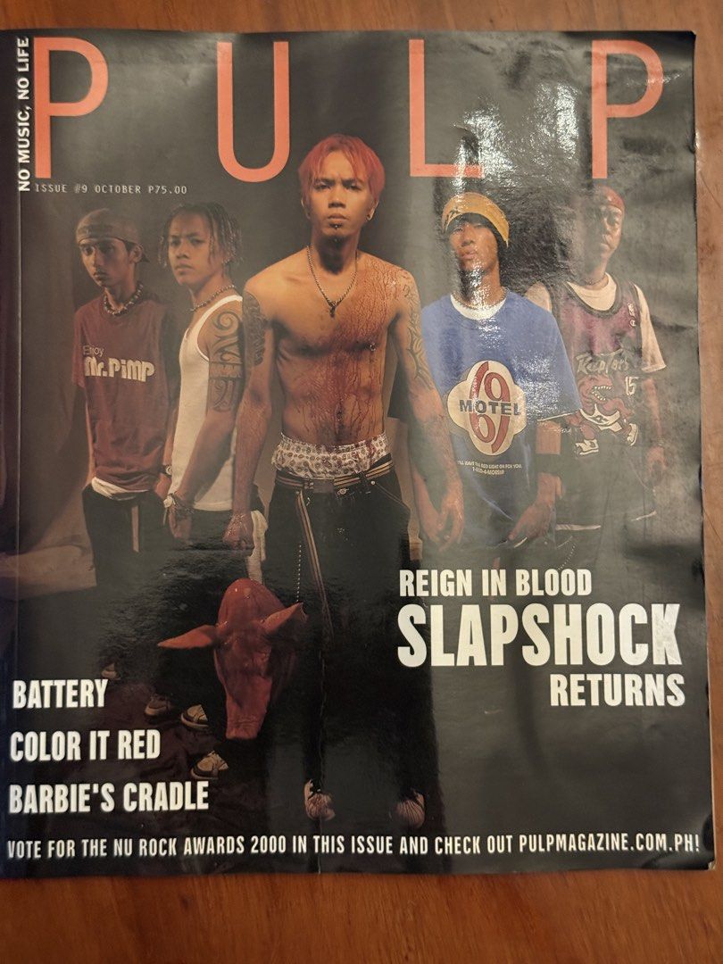Pulp Magazine Slapshock cover (Category: Magazines) located in San Juan City. Submitted by teas_atbp (Listing ID 1470442248, Image 1). Description: .