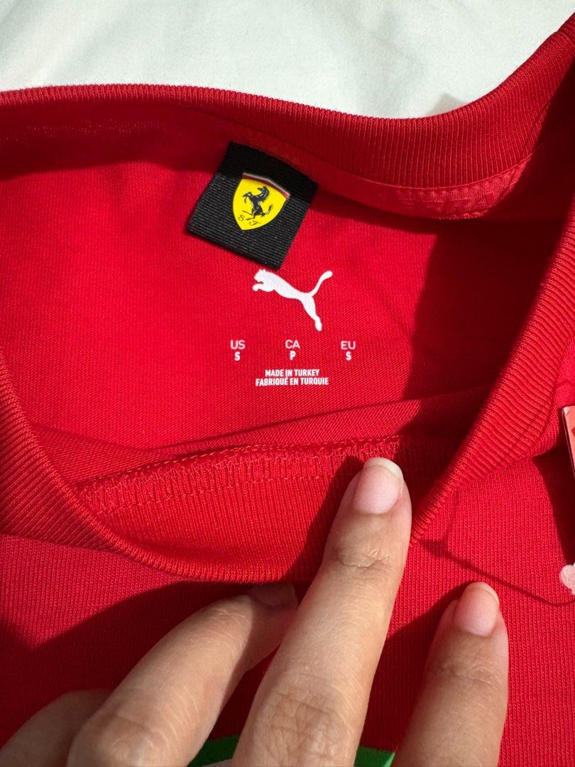 Puma Ferrari Scuderia (Category: Tshirts & Polo Shirts ) located in Cavite. Submitted by ziongenmdse (Listing ID 1470465612, Image 3). Description: Brand new with tags Size: Small (US) Made in Turkey Bought from Puma store.