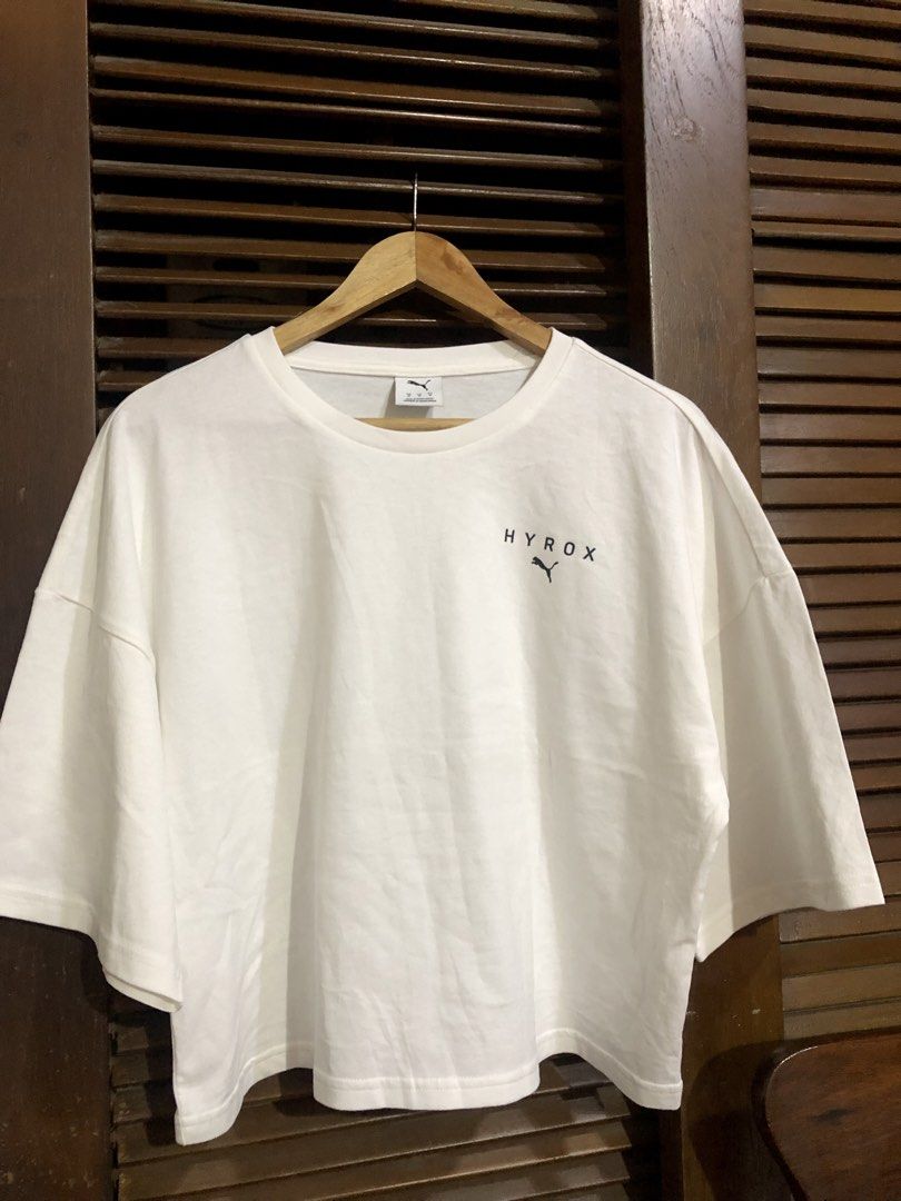 puma x hyrox crop tee/boxy tee (Category: Shirts) located in Las Pinas. Submitted by kukayskabinet (Listing ID 1470452439, Image 1). Description: 📌last price posted 📌no haggling, (TAWAD ) items are already on sale 📌 items posted are either brand new or pre-loved 📌 manage your expectations and buy at your own risk. .