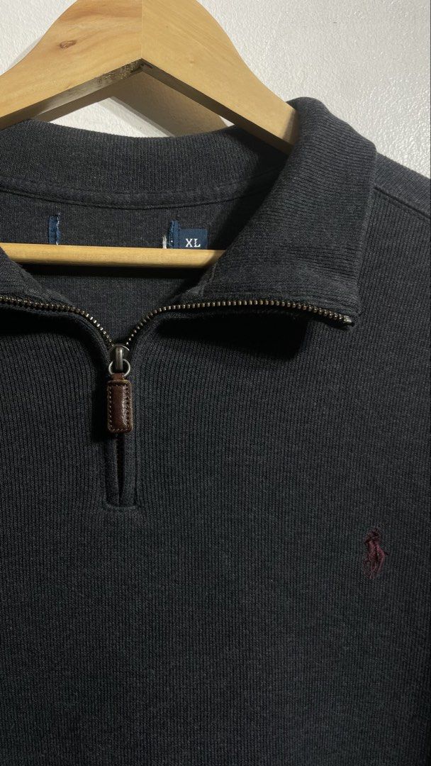 QZIP RALP LAUREN (Category: Hoodies) located in Manila. Submitted by wiseshark_dac702 (Listing ID 1470520575, Image 2). Description: 🔥QZIP RALP LAUREN🔥 COLOR: DARK GRAY 📏 Dimensions: 30x25 📐 Size: XL on tag, best fit XL 🎨 Color rate: 9.5/10 ⚙️ Condition: 9.5/10.