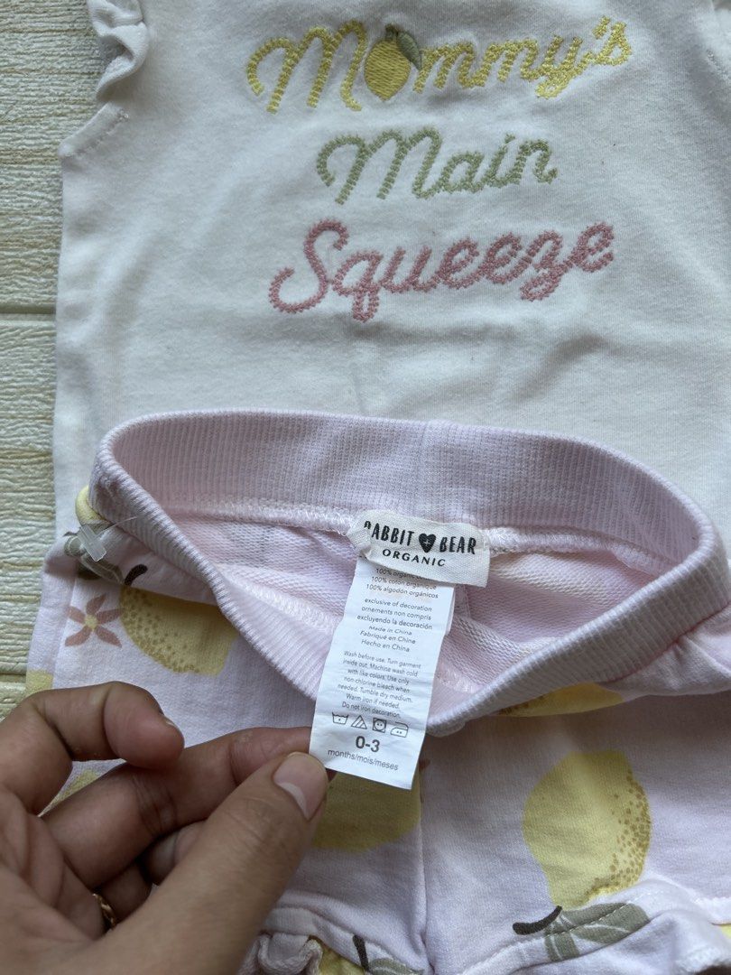 Rabbit + bear lemon set 0-3m (Category: Babies & Kids Fashion) located in Cebu City. Submitted by yjainani (Listing ID 1470556024, Image 3). Description: .
