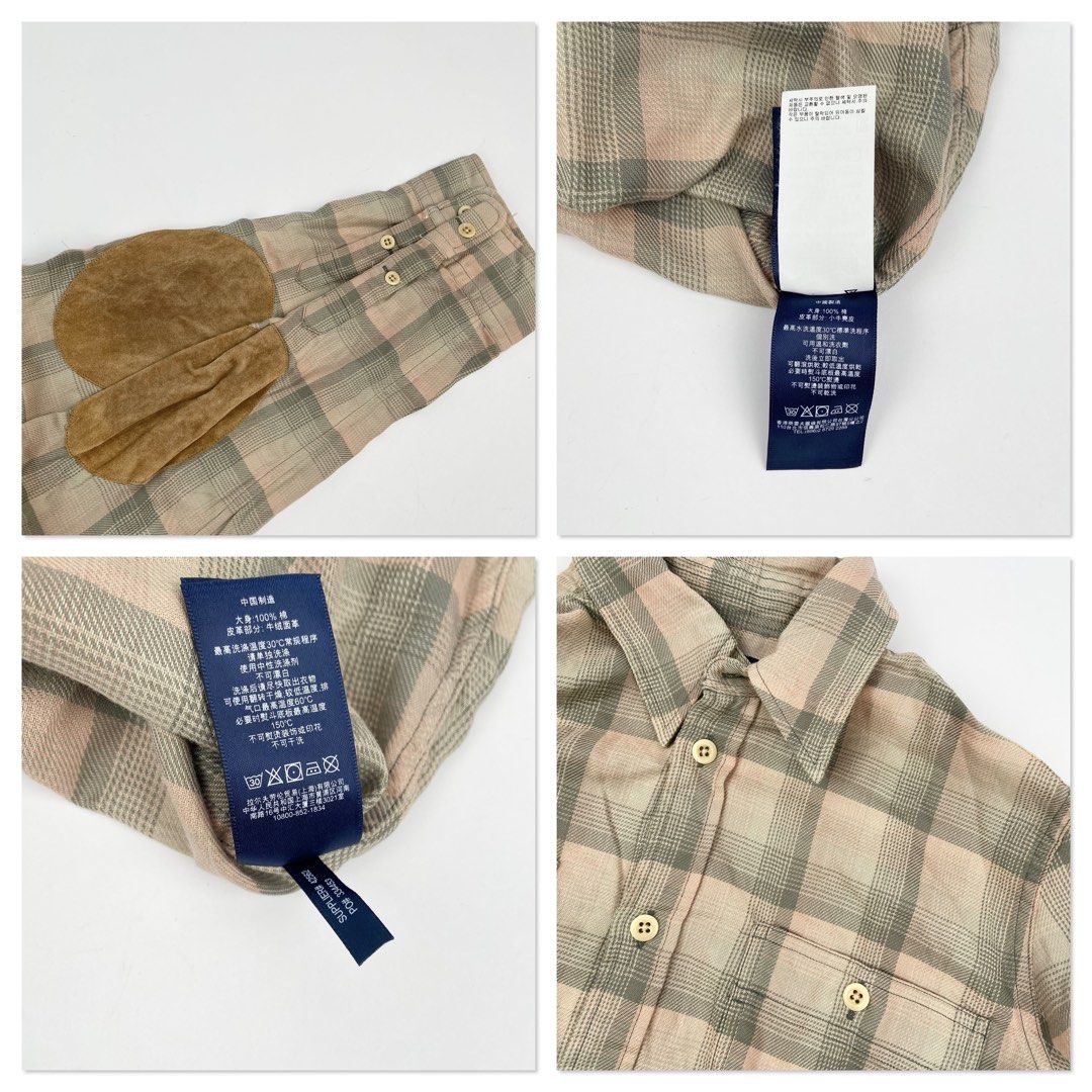 Ralph Lauren (Category: Formal Shirts) located in Manila. Submitted by draftdrops (Listing ID 1470369641, Image 3). Description: Button down, suede leather elbow and excellent condition Width :20 Length :24 Size:medium .