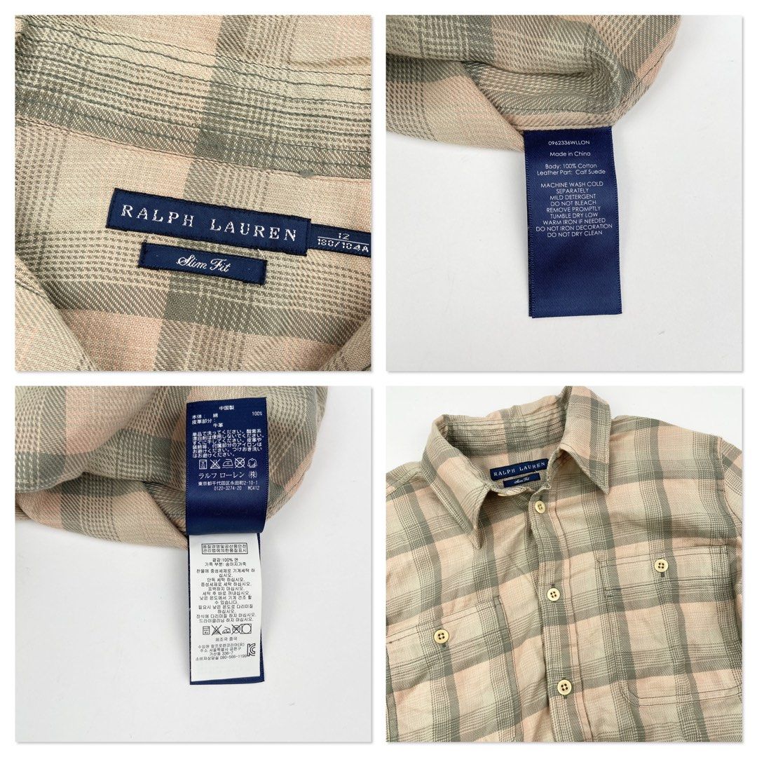 Ralph Lauren (Category: Formal Shirts) located in Manila. Submitted by draftdrops (Listing ID 1470369641, Image 2). Description: Button down, suede leather elbow and excellent condition Width :20 Length :24 Size:medium .