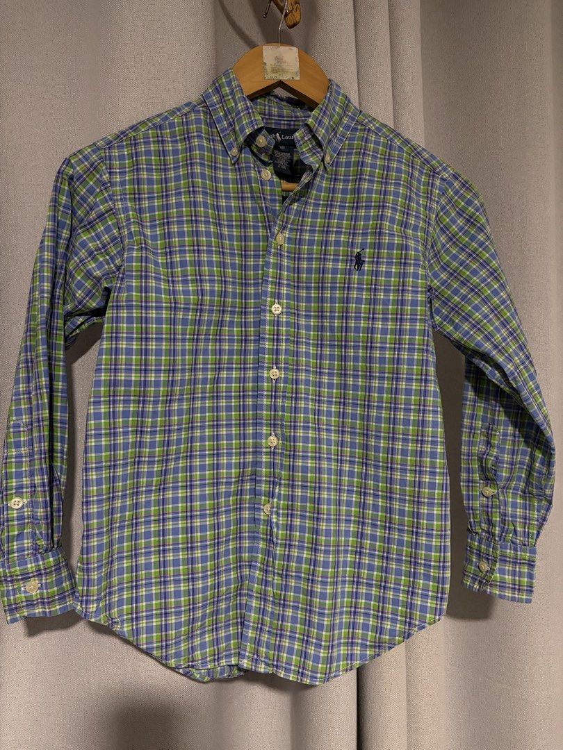 Ralph Lauren KIDS S8 Button Down Plaid (Category: Formal Shirts) located in Iloilo. Submitted by thethriftopia (Listing ID 1470451282, Image 1). Description: SIZE: S8 KIDS COLOR RATE: 10/10 DIMES: W17 x L23 Wash and Wear Rewash if necessary Color may vary due to lighting Color rate indicated on description Disclaimer: Manage your expectations since this is a pre-loved item. Thank you so much. MOP GCASH and Bank Transfer SHIP VIA JNT EXPRESS STRIC