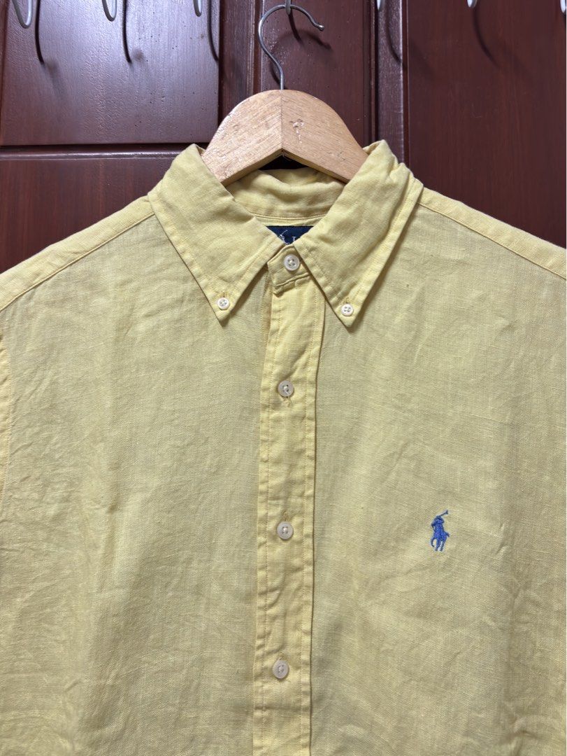 Ralph Lauren Linen Polo (Category: Formal Shirts) located in Davao. Submitted by workmensph (Listing ID 1470532265, Image 2). Description: Size Xl 24” x 31” Excellent Condition.