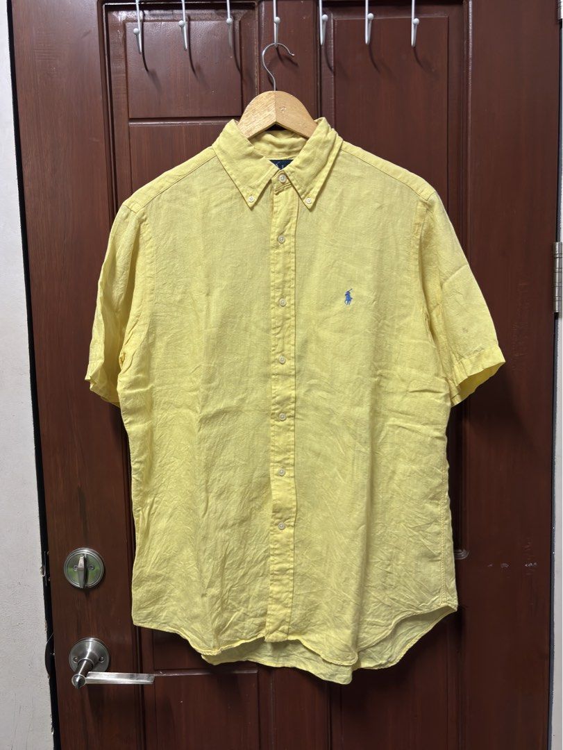 Ralph Lauren Linen Polo (Category: Formal Shirts) located in Davao. Submitted by workmensph (Listing ID 1470532265, Image 1). Description: Size Xl 24” x 31” Excellent Condition.