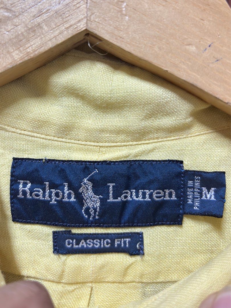 Ralph Lauren Linen Polo (Category: Formal Shirts) located in Davao. Submitted by workmensph (Listing ID 1470532265, Image 3). Description: Size Xl 24” x 31” Excellent Condition.