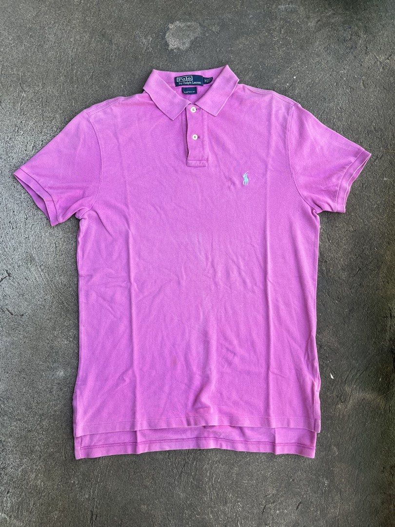 Ralph Lauren Polo Shirt (Category: Tshirts & Polo Shirts ) located in Manila. Submitted by a.stmngo (Listing ID 1470355477, Image 1). Description: Size Medium on tag Width 21 inches Length 28-30 inches Minimal dirt and stain Needwash (See last picture) Good condition 📍Manage your expectation. Item is thrifted. 📍Nagcarlan, Laguna.