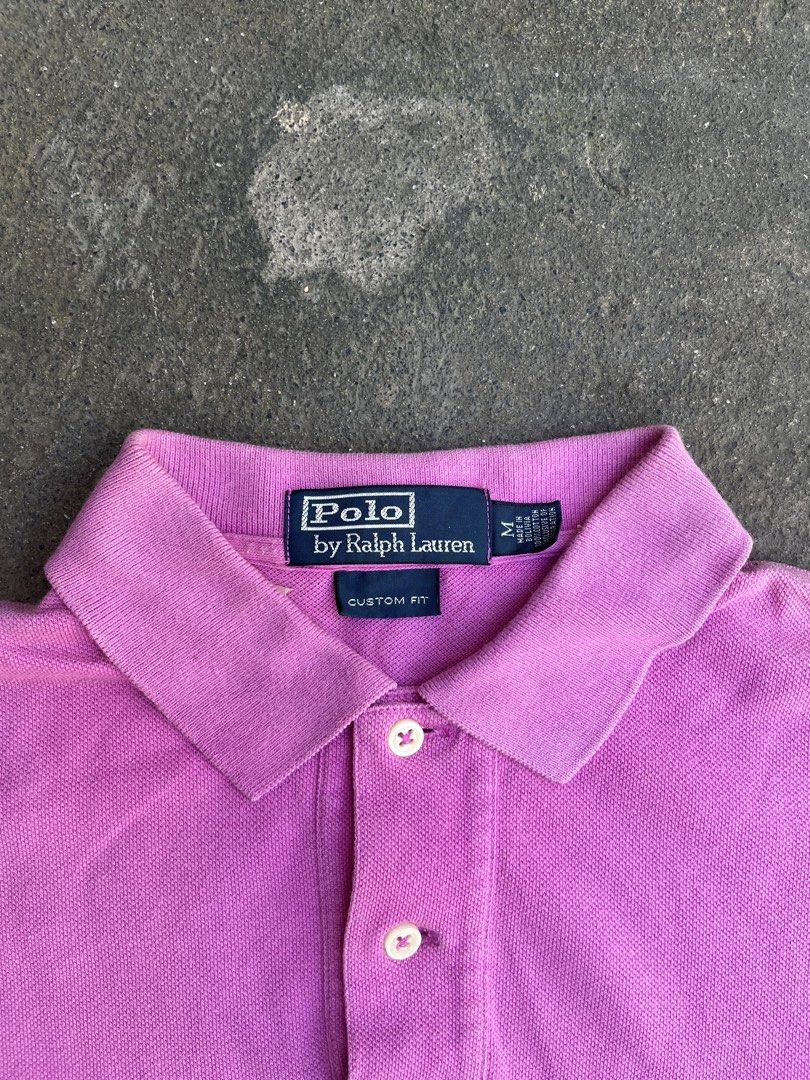 Ralph Lauren Polo Shirt (Category: Tshirts & Polo Shirts ) located in Manila. Submitted by a.stmngo (Listing ID 1470355477, Image 3). Description: Size Medium on tag Width 21 inches Length 28-30 inches Minimal dirt and stain Needwash (See last picture) Good condition 📍Manage your expectation. Item is thrifted. 📍Nagcarlan, Laguna.