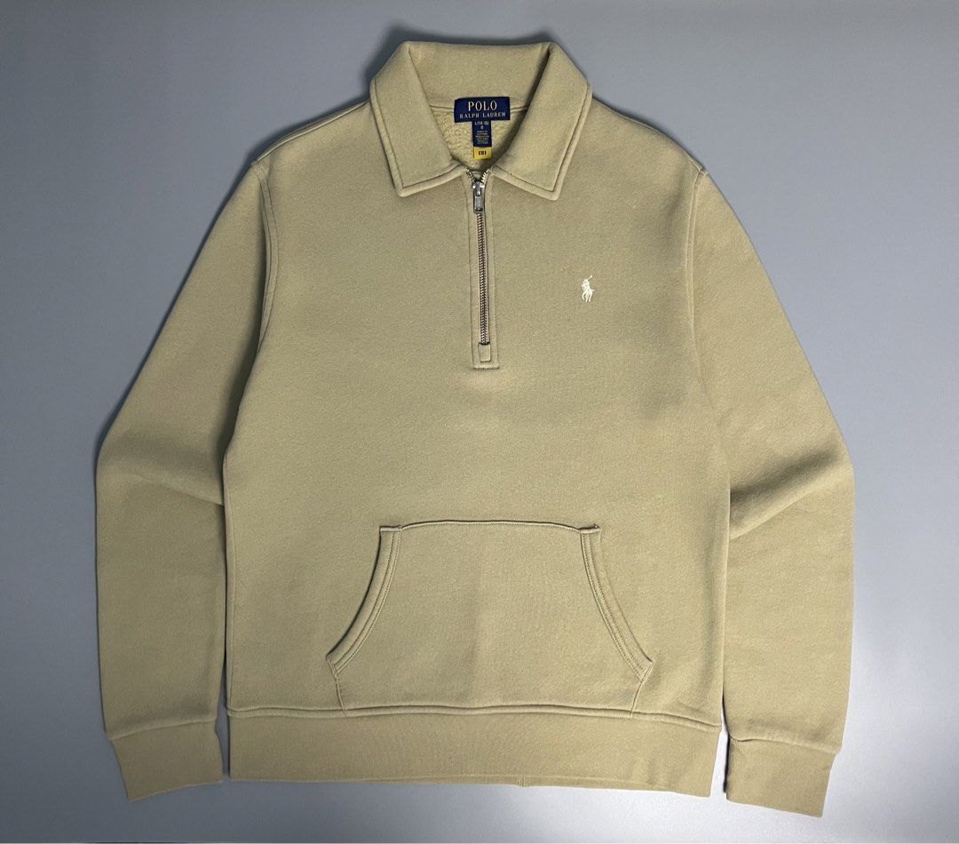 Ralph Lauren Quarter Zip Sweatshirt (Category: Coats, Jackets and Outerwear) located in Balanga. Submitted by itzmecelestial (Listing ID 1470528331, Image 1). Description: 🌸 RL QZIP (authentic scannable qr code) Size: S Dimes: 19.5x25 Color rate:10/10 Issue: Mending sa back waistband 𝑴𝑶𝑷: GCash 𝑴𝑶𝑫: Jnt ONLY -NO COD/NO COP | PAYMENT FIRST POLICY. -No rush shipping. -No deleting/editing of bids, No return/No exchange mag basa muna before bu