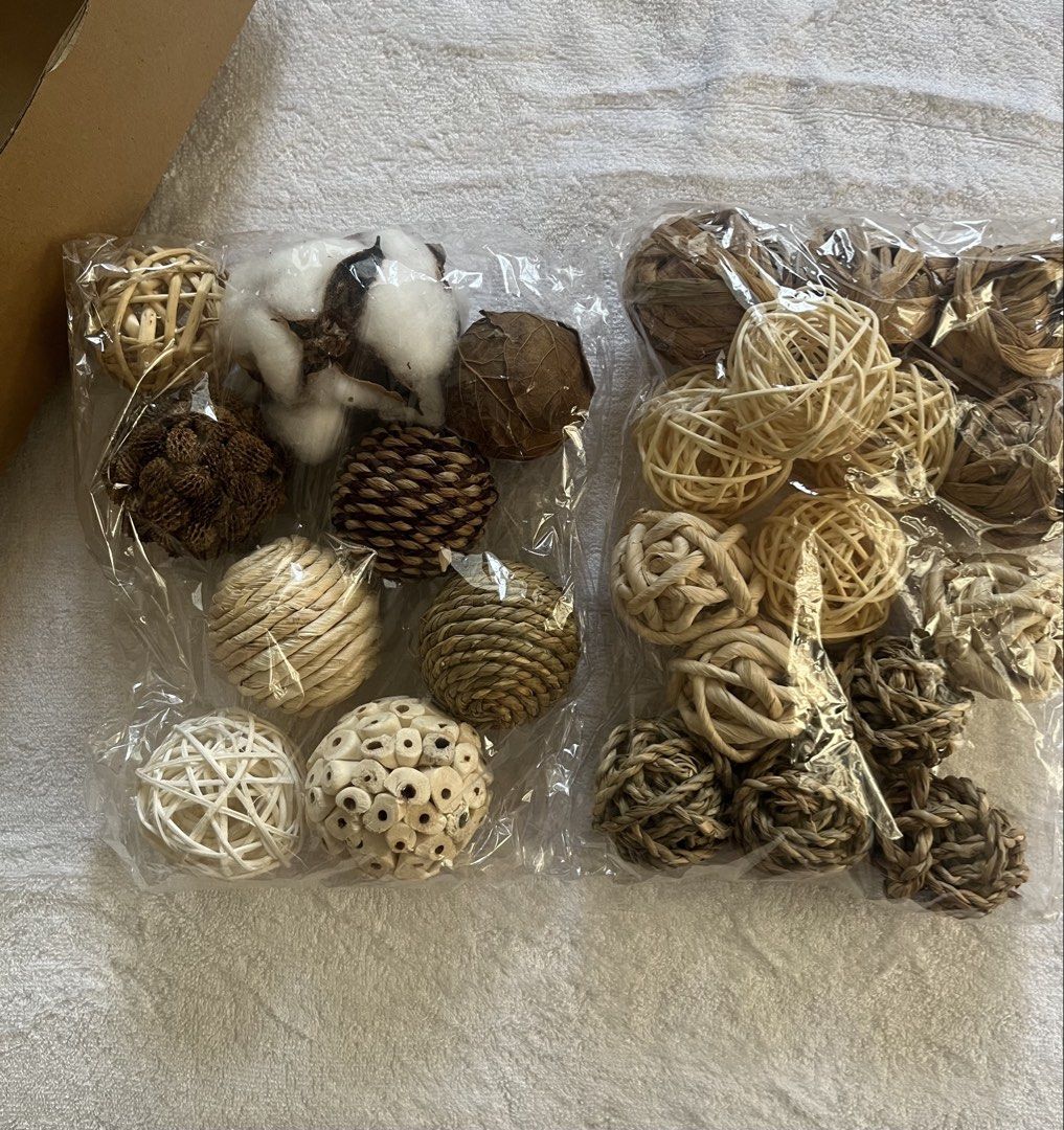 Rattan Balls Bowl Decor Ornaments (Category: Other Home Decor) located in Marikina City. Submitted by crewstuff (Listing ID 1470352045, Image 2). Description: 2 dozens rattan balls good for bowl decor..