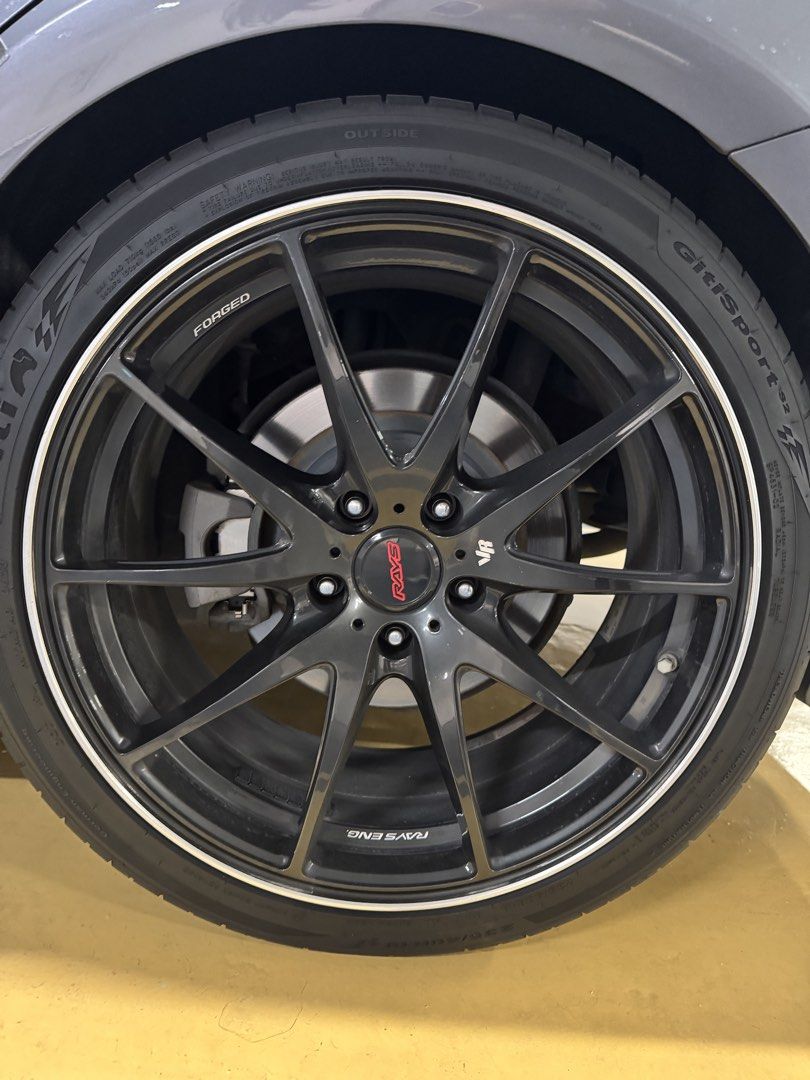 RAYS Engineering Forged 19-inch Wheels with Giti Tires, Car Accessories ...