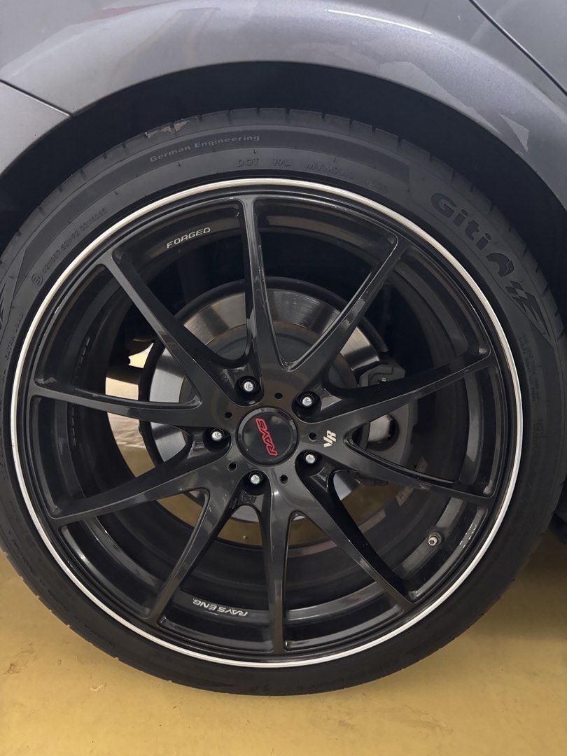 RAYS Engineering Forged 19-inch Wheels with Giti Tires, Car Accessories ...