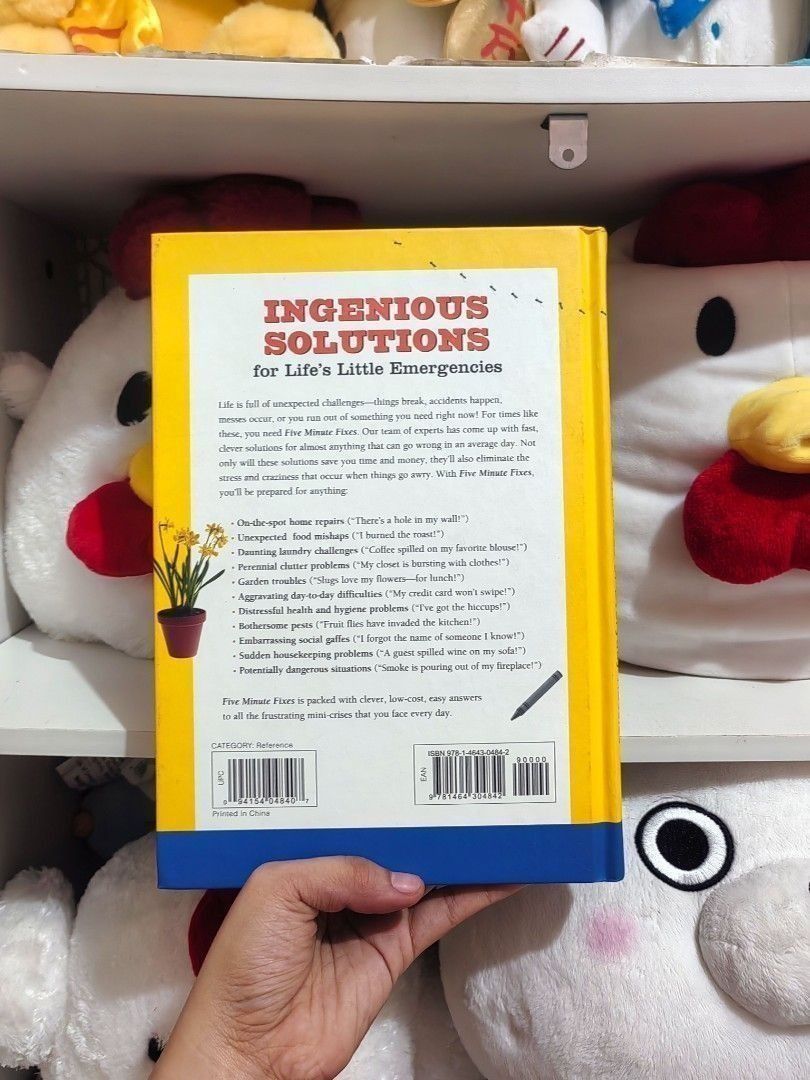 Reader's Digest Five Minute Fixes ( Hardcover ) Book (Category: Storybooks) located in San Jose del Monte. Submitted by chimkenugets (Listing ID 1470451886, Image 2). Description: .