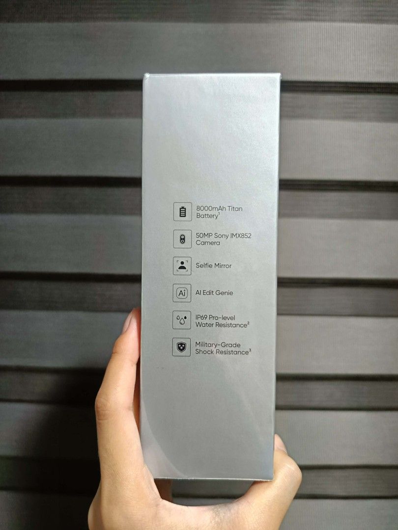 Realme 16T (Category: Realme) located in Bacoor. Submitted by raket_projects (Listing ID 1470475294, Image 2). Description: FOR SALE BRAND NEW ✨REALME 16T Android Phone✨ P18k only + SF (Market price is P22k) ✅ SEALED Box RFS: for tuition fee 🎓👩🏻‍🎓🥉📜 💸MOP: Gcash, BPI 🚚MOD: Lalamove or LBC only (Para sure na safe po) 📍Seller location: Bacoor Cavite ✉️ is 🔑 ✅Pls check pinned post for legit check. Salamat po 🫶🏻.
