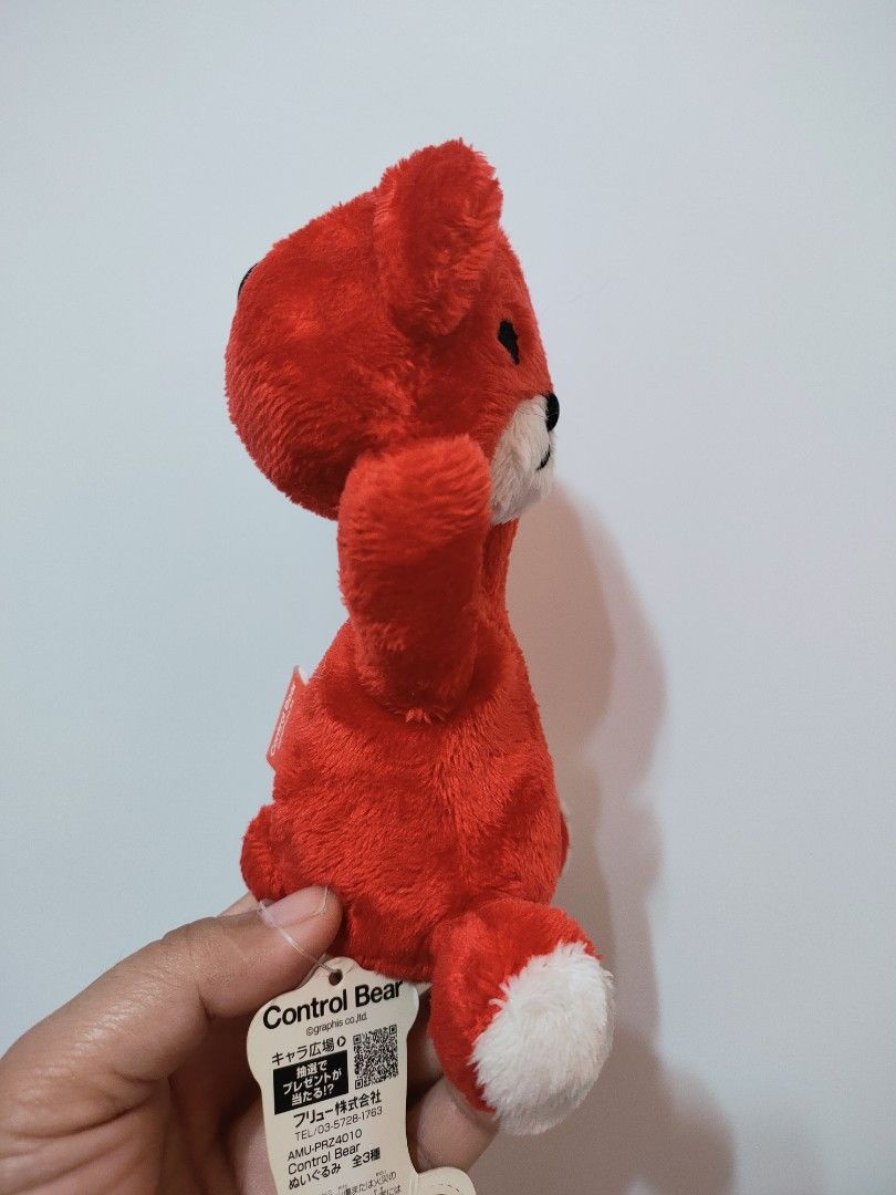 Red Control Bear strap mascot plush charm (Category: Plushies & Soft Toys) located in Antipolo. Submitted by bhabiegraciefashionlab (Listing ID 1470436041, Image 2). Description: Red Control Bear strap mascot plush charm 🇯🇵Authentic From Japan 🔖Brand New with Papertag 📸Actual Photos posted, what you see is what you'll get 😍Perfect for Control Bear Fans/Collectors or for gifting 💸MOP 👉🏻Gcash /Maribank/GoTyme 🚚MOD 👉🏻J&T / Lalamove ❌NO FR