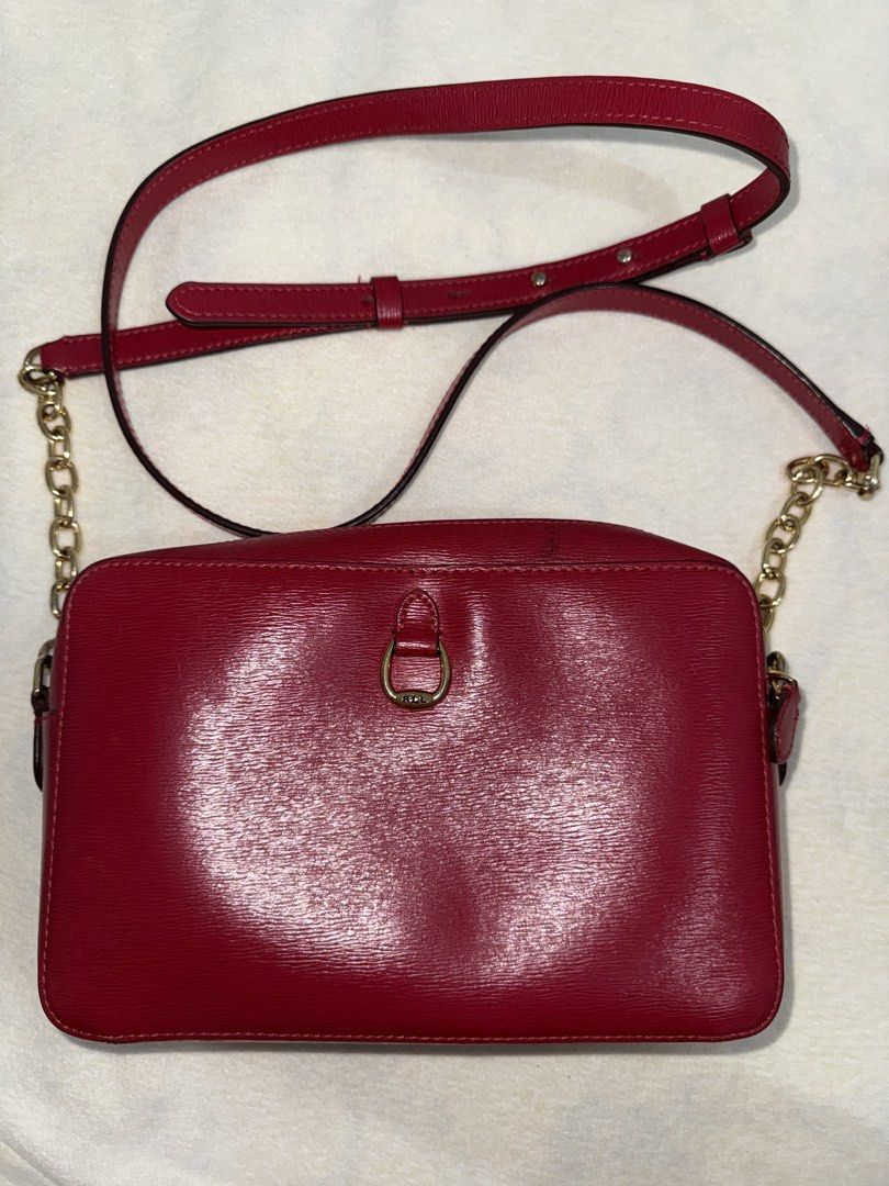 Red Ralph Lauren Sling Bag (Category: Cross-body Bags) located in Daet. Submitted by sbcookieee (Listing ID 1470507683, Image 1). Description: .