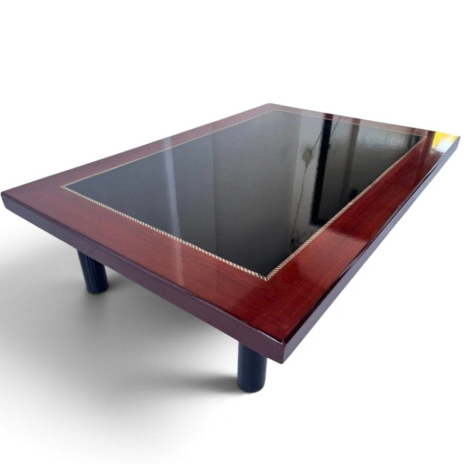 REGENCY STYLE BIG LOW WOODEN CENTER TABLE/COFFEE TABLE (Category: Tables & Sets) located in Bulacan. Submitted by by_adette (Listing ID 1470376439, Image 3). Description: REGENCY STYLE BIG LOW WOODEN CENTER TABLE/COFFEE TABLE Measurements: L48"xW32"xH13".