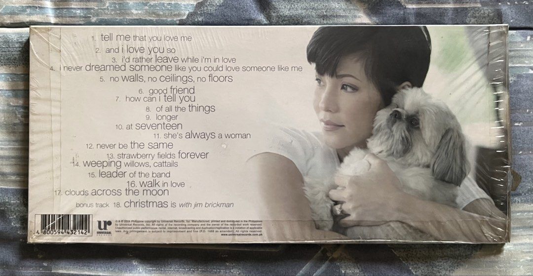 Regine Velasquez Low Key CD Album (Category: CDs & DVDs) located in Marikina City. Submitted by dongv70 (Listing ID 1470556413, Image 2). Description: Regine Velasquez - Low Key ₱ 1,500.00 + Shipping * Inclusions: 2 discs and booklet insert * Condition: Outer slipcase has light shelf wear; discs are clean and play perfectly; Still has the original shrinkwrap * Special Feature: Includes covers and the bonus track 'Christmas Is' with Jim Brickman.