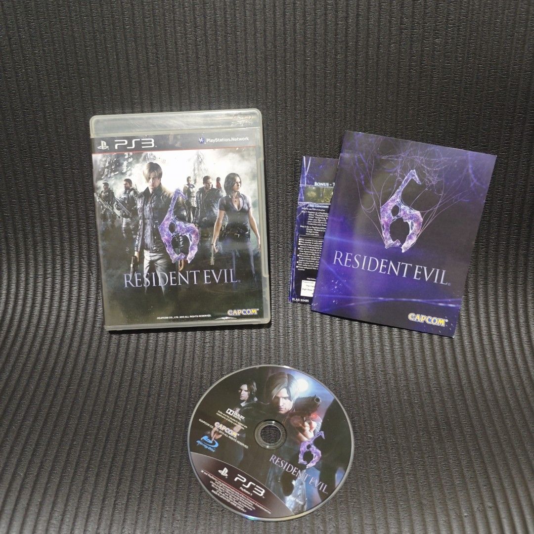 Resident Evil 6 PS3 Game R3 (Category: PlayStation) located in Quezon City. Submitted by shopme_gadget30 (Listing ID 1470518808, Image 1). Description: kindly read the details first for sale fixed price mint condition tested and working with Case and disc game (no scratches) with Manual compatible to ps3 console R3 Region qc area meet up: sm north shipping fee must shoulder by the buyer via lalamove or grab payment: bdo/gcash happy gaming everyon