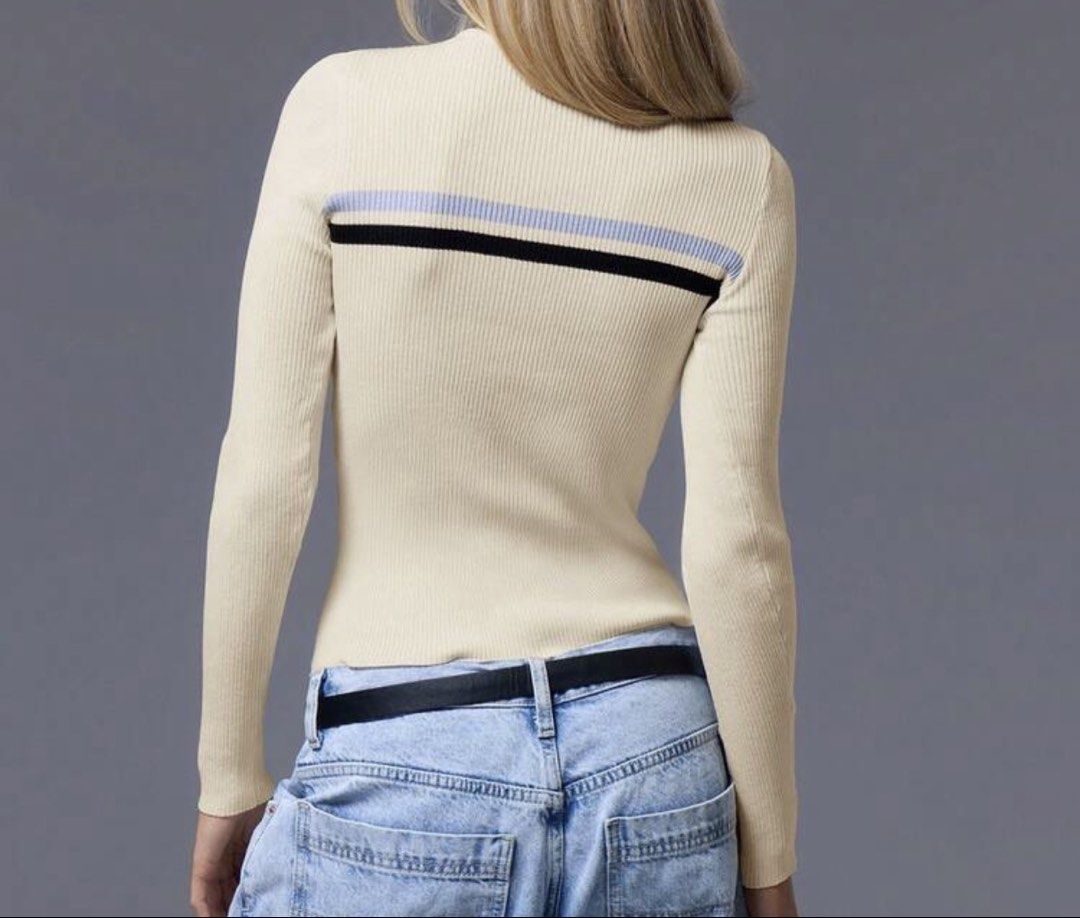 Ribbed Knit Sweater (Category: Longsleeves) located in Manila. Submitted by safetiger.351a36 (Listing ID 1470401765, Image 2). Description: .