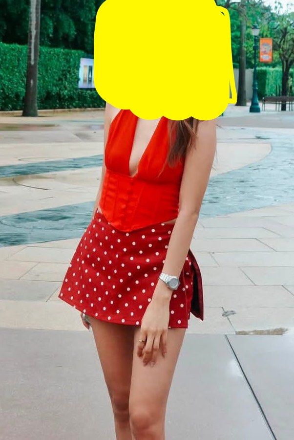 Riya polka skirt (Category: Skirts) located in Muntinlupa City. Submitted by imdonn (Listing ID 1470418092, Image 1). Description: .