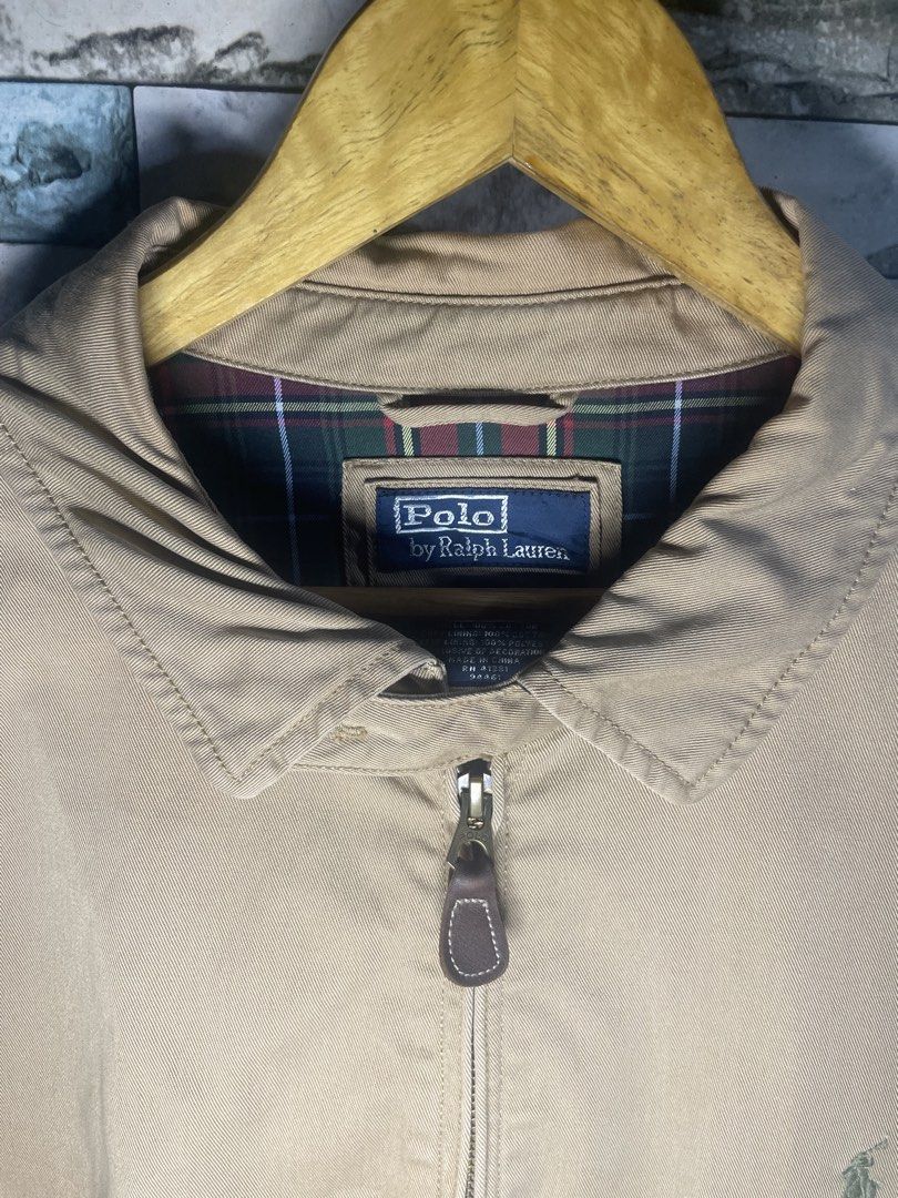 Rl Harrington Khaki (Category: Coats, Jackets and Outerwear) located in Batangas. Submitted by rags2bands (Listing ID 1470416332, Image 2). Description: rl harrington khaki vintage prestine condition very close to brand new condition 24x28 no issue no flaws 100% guaranteed authentic 5k plus sf only.