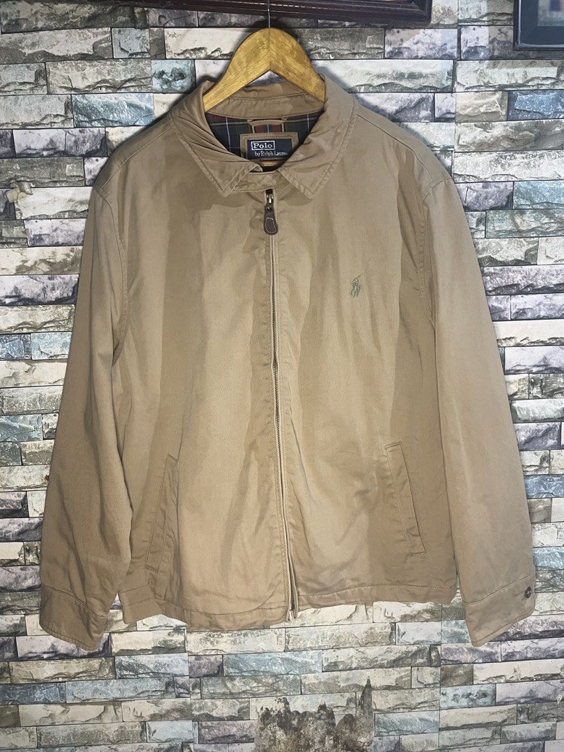 Rl Harrington Khaki (Category: Coats, Jackets and Outerwear) located in Batangas. Submitted by rags2bands (Listing ID 1470416332, Image 1). Description: rl harrington khaki vintage prestine condition very close to brand new condition 24x28 no issue no flaws 100% guaranteed authentic 5k plus sf only.