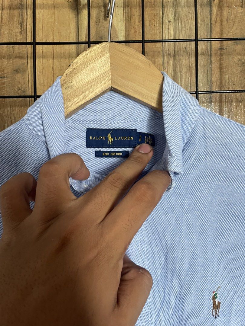 RL knitted oxford long sleeve (Category: Longsleeves) located in Pateros City. Submitted by toogood.mnl (Listing ID 1470529512, Image 2). Description: Rl knitted oxford W-17 L-25 No issue Excellent condition .