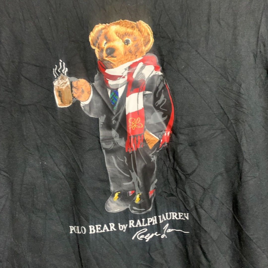 RL POLO BEAR TSHIRT (Category: Tshirts & Polo Shirts ) located in Cagayan de Oro. Submitted by prieyaazenia_30 (Listing ID 1470448262, Image 3). Description: RL POLO BEAR 🐻 GOODASNEW 23/29 10/10COLORATE BLACK NA BLACK NO ISSUE.
