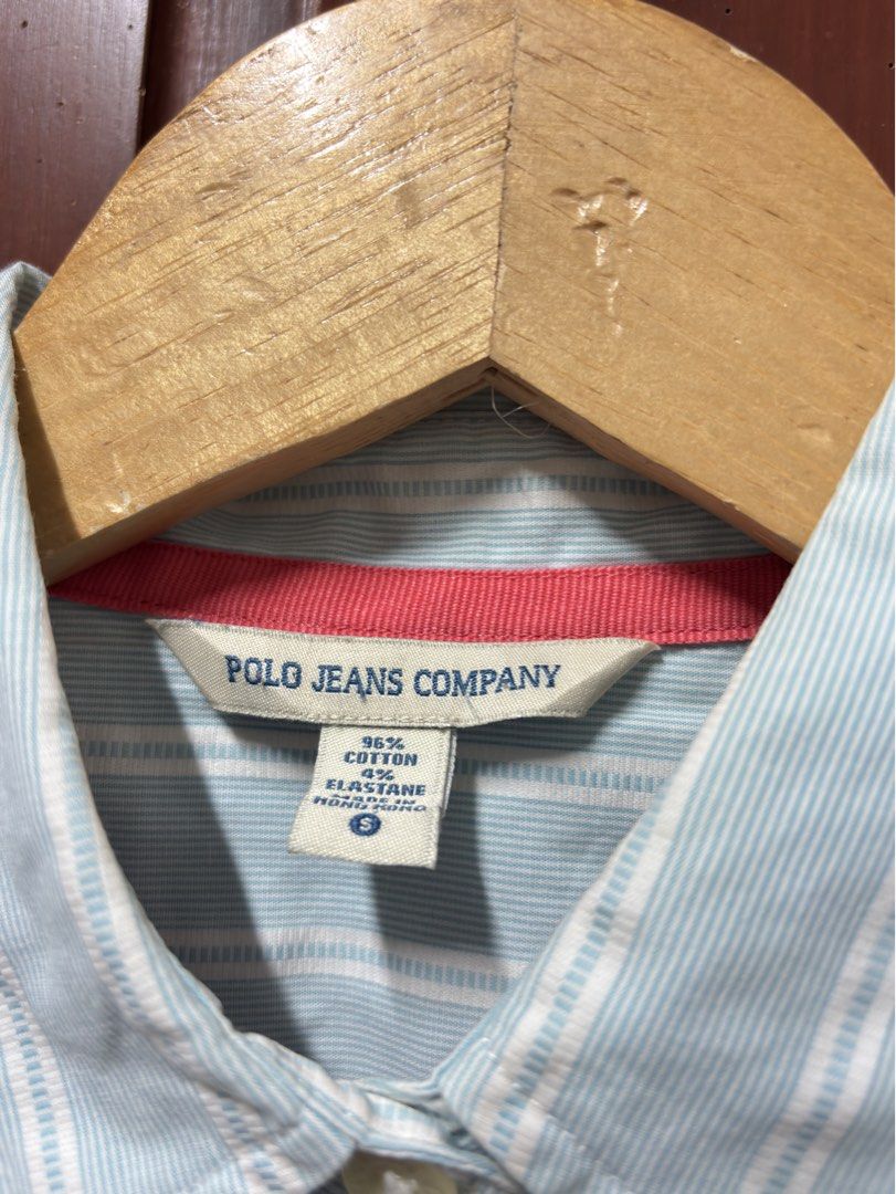 RL Polo Jeans Company Polo (Category: Longsleeves) located in Davao. Submitted by workmensph (Listing ID 1470535258, Image 3). Description: Size Small 18” x 23” Very Good Condition Issue: pinhole.